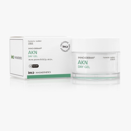 Inno-Derma ID AKN Day Gel - Denní Gel pro Mastnou a Aknózní Pleť 50 g